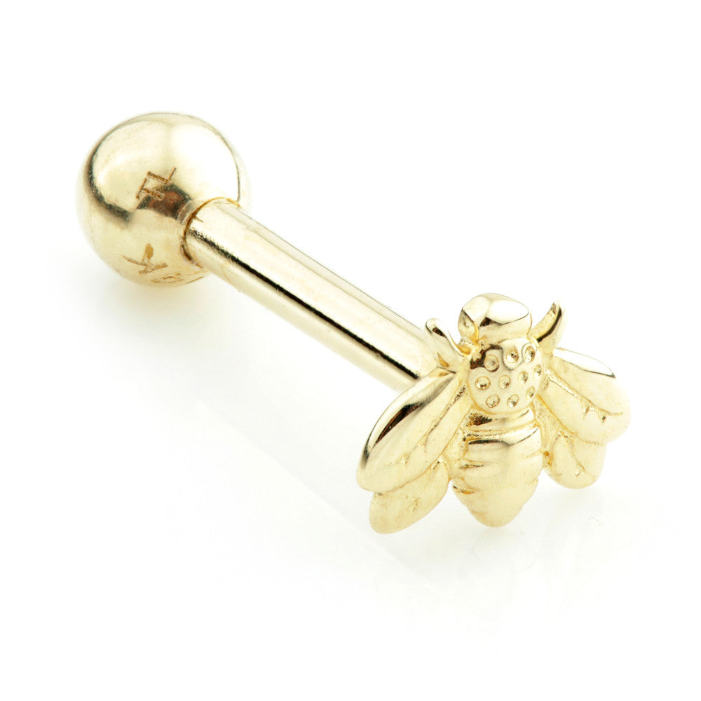 TL - 9 Carat Gold Bee Cartilage Bar