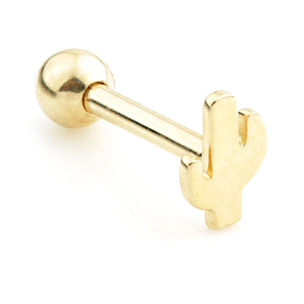 TL - 9 Carat Gold Cactus Cartilage Bar