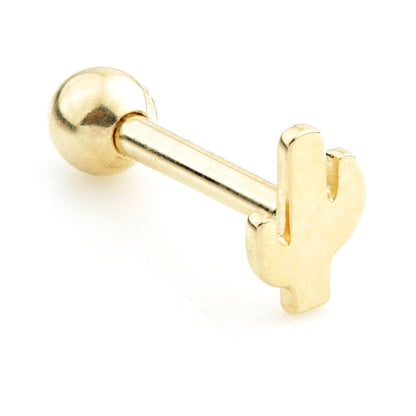 TL - 9 Carat Gold Cactus Cartilage Bar