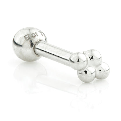 TL - 14 Carat Gold 4 Dot Cartilage Bar