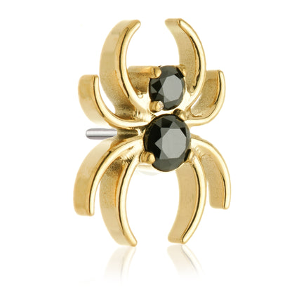 Zircon Gold Ti Threadless Spider Attachment