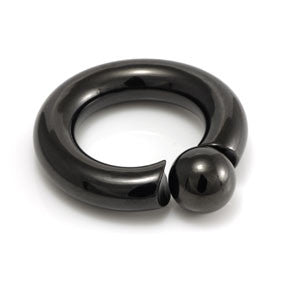 Evil Black PVD BCR with Screw Ball