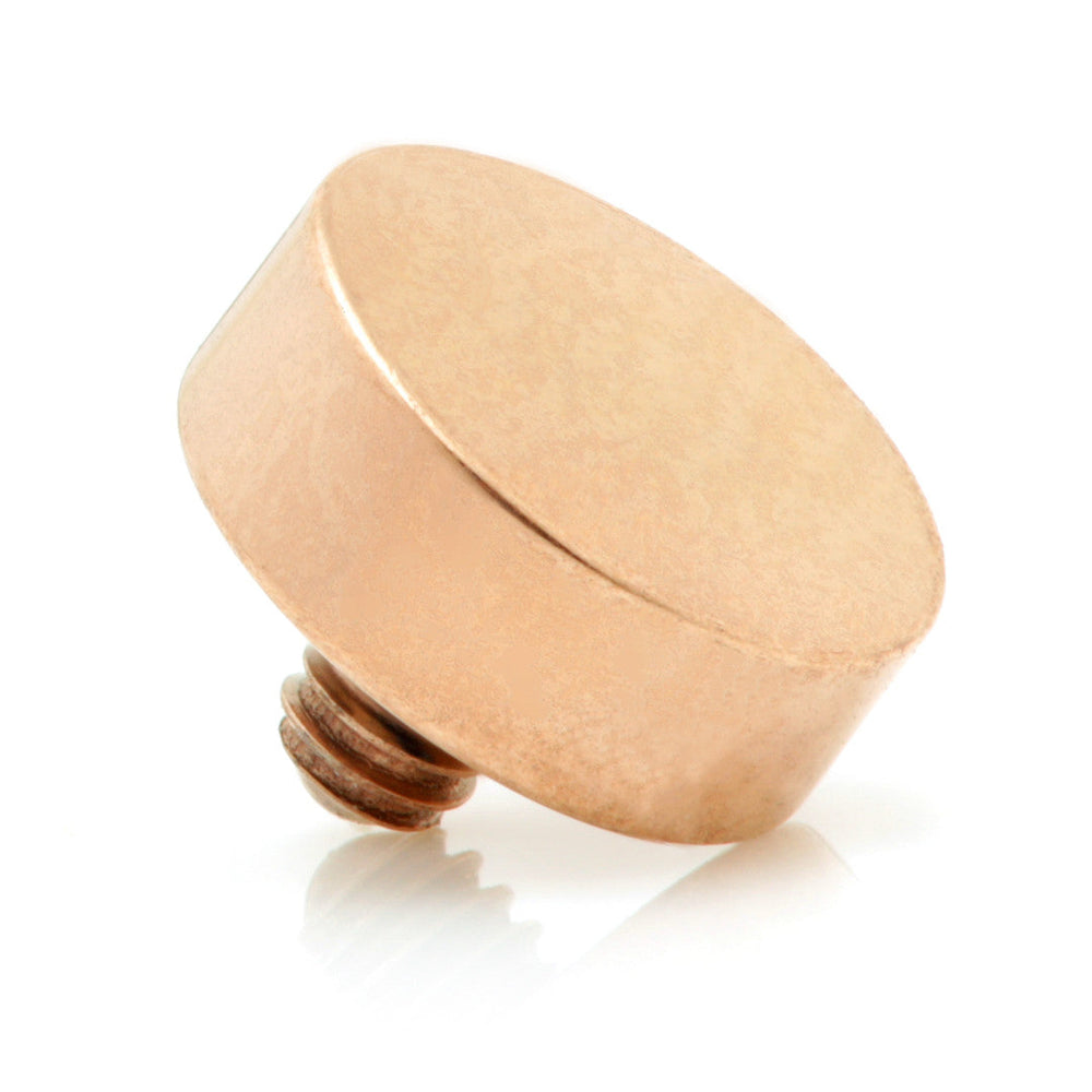 Internal Rose Gold Ti Thick Flat Disk 1.6mm