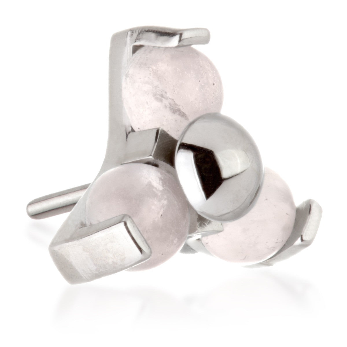 Ti Threadless Rose Quartz Trinity Attachment