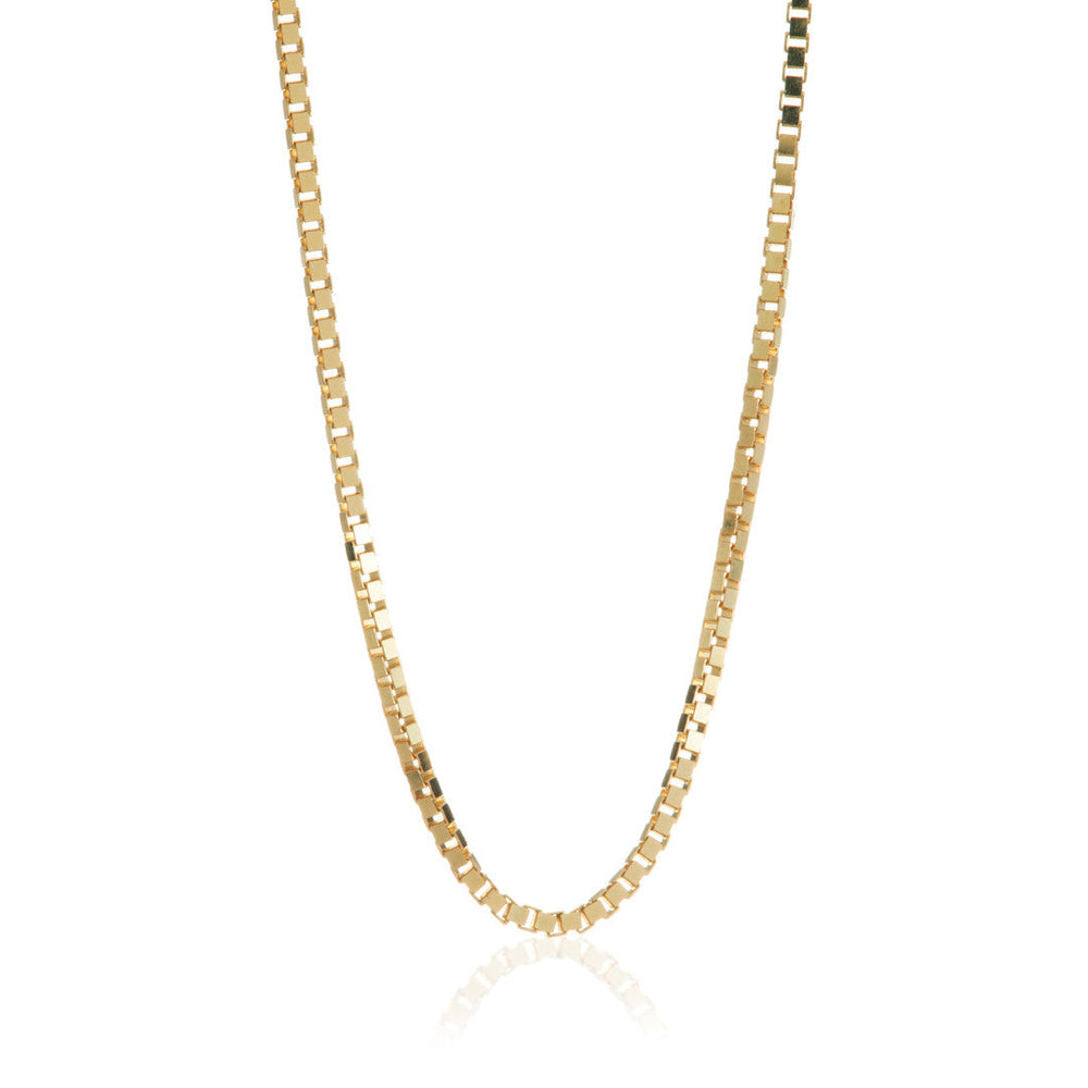 Tish Lyon Box Chain 9ct Yellow Gold