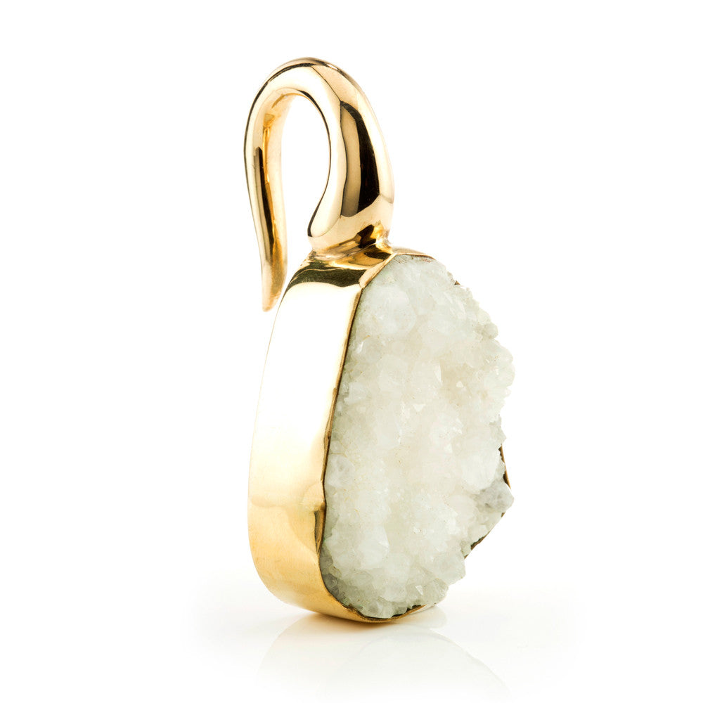 1x Crystals on Brass Hook Ear Weight