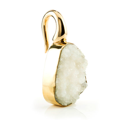 1x Crystals on Brass Hook Ear Weight