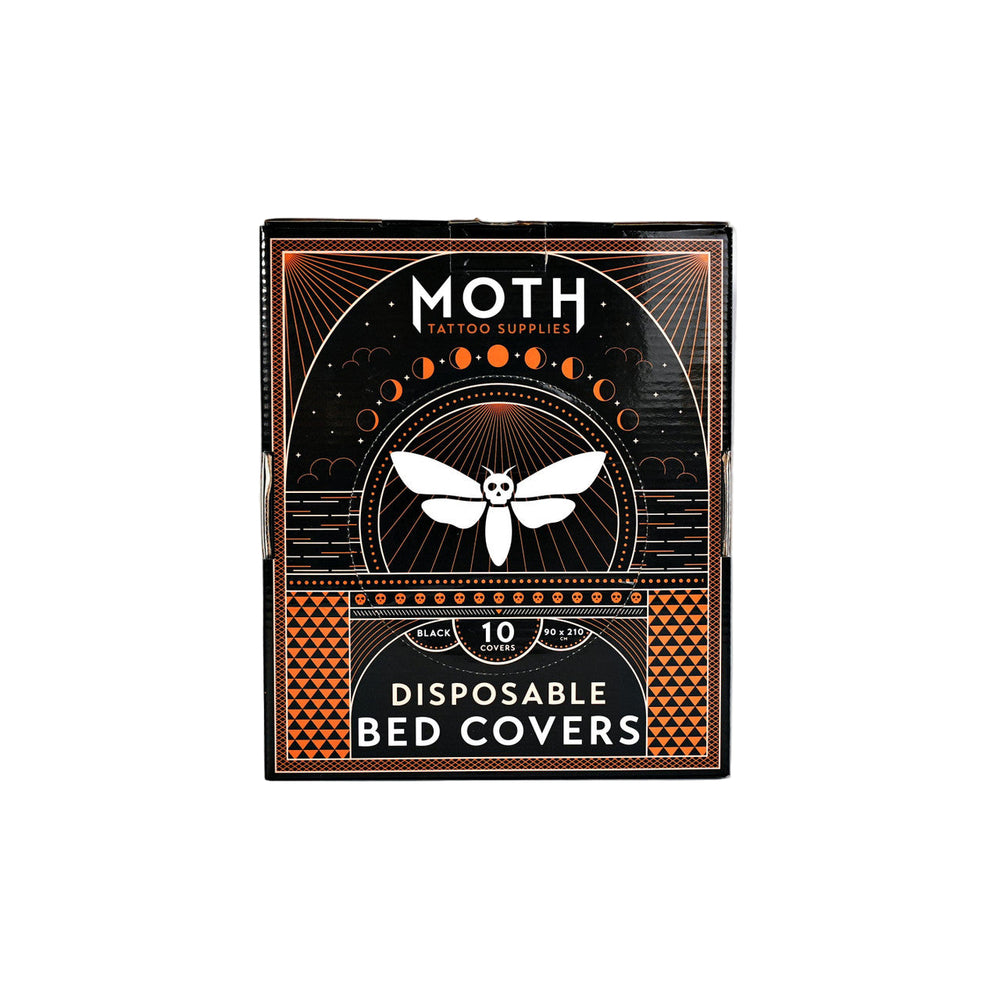 MOTH Disposable Tattoo Bed Covers (Pack of 10) - Black or Pink