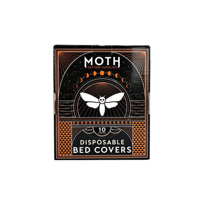 MOTH Disposable Tattoo Bed Covers (Pack of 10) - Black or Pink