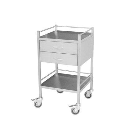 Steel Medical Trolley - 2 Draw