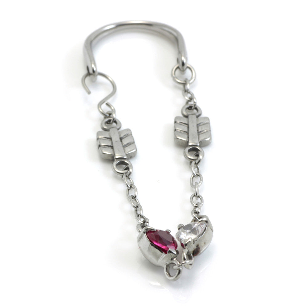 1x Arrows & Hearts Tunnel Jewellery