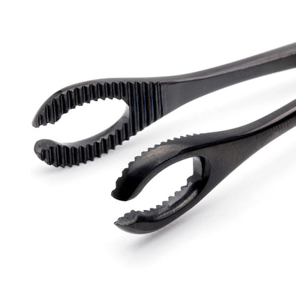 Sponge Forceps with Slot - PVD Black Coating