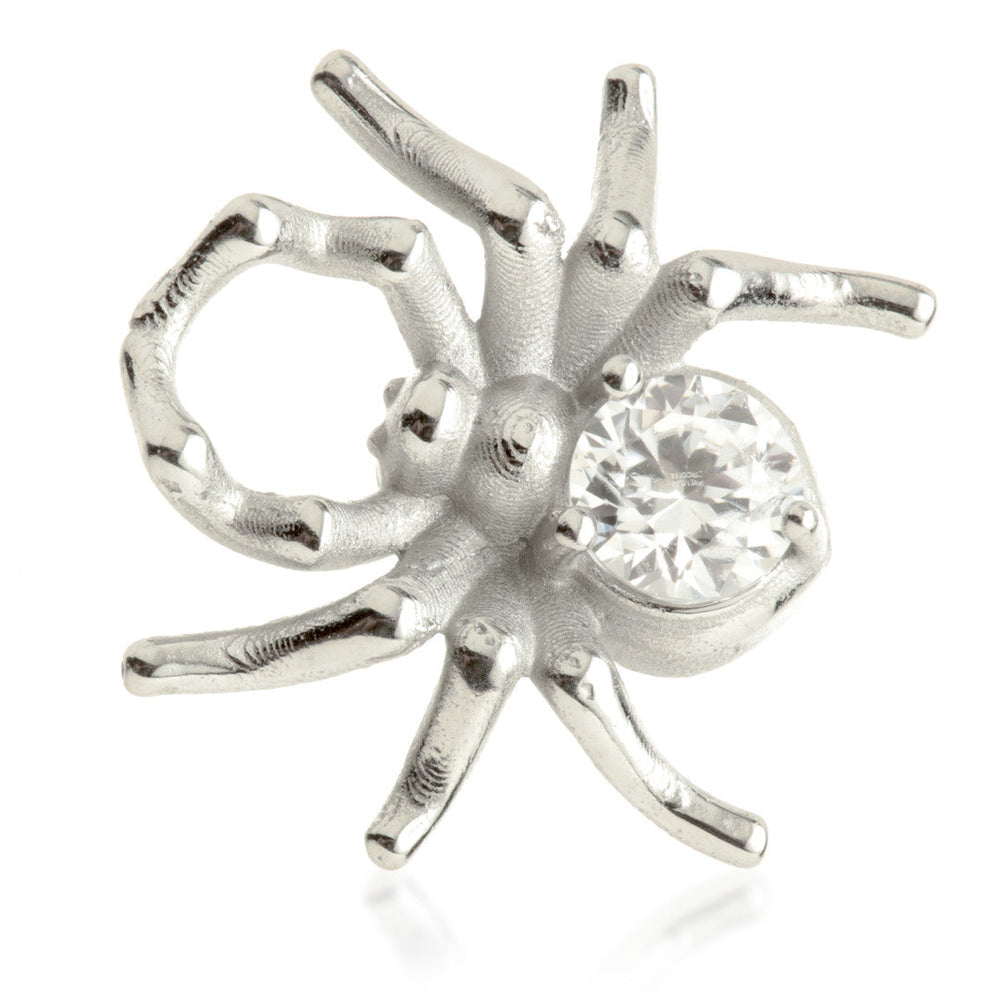 Cobalt Chrome Jewelled Spider Charm Attachment