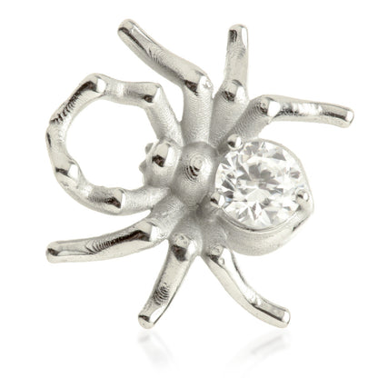 Cobalt Chrome Jewelled Spider Charm Attachment