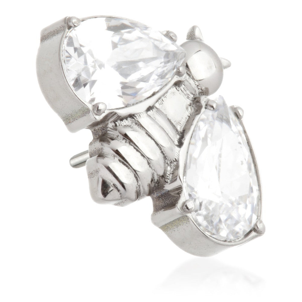 Ti Threadless Jewelled Bee Attachment