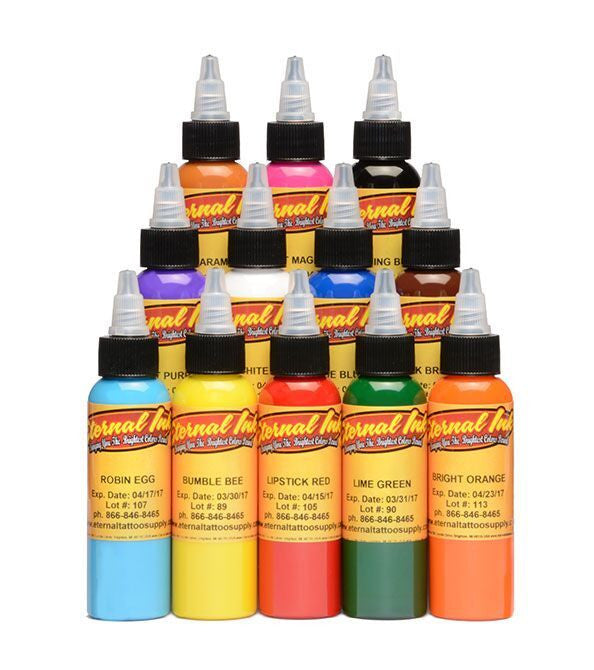 Eternal Ink Primary Colour Set - 12 x 1oz