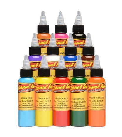 Eternal Ink Primary Colour Set - 12 x 1oz