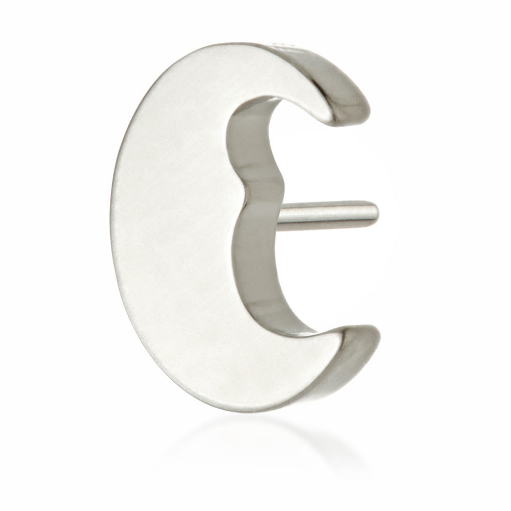 Ti Threadless Moon Crescent Disk Attachment