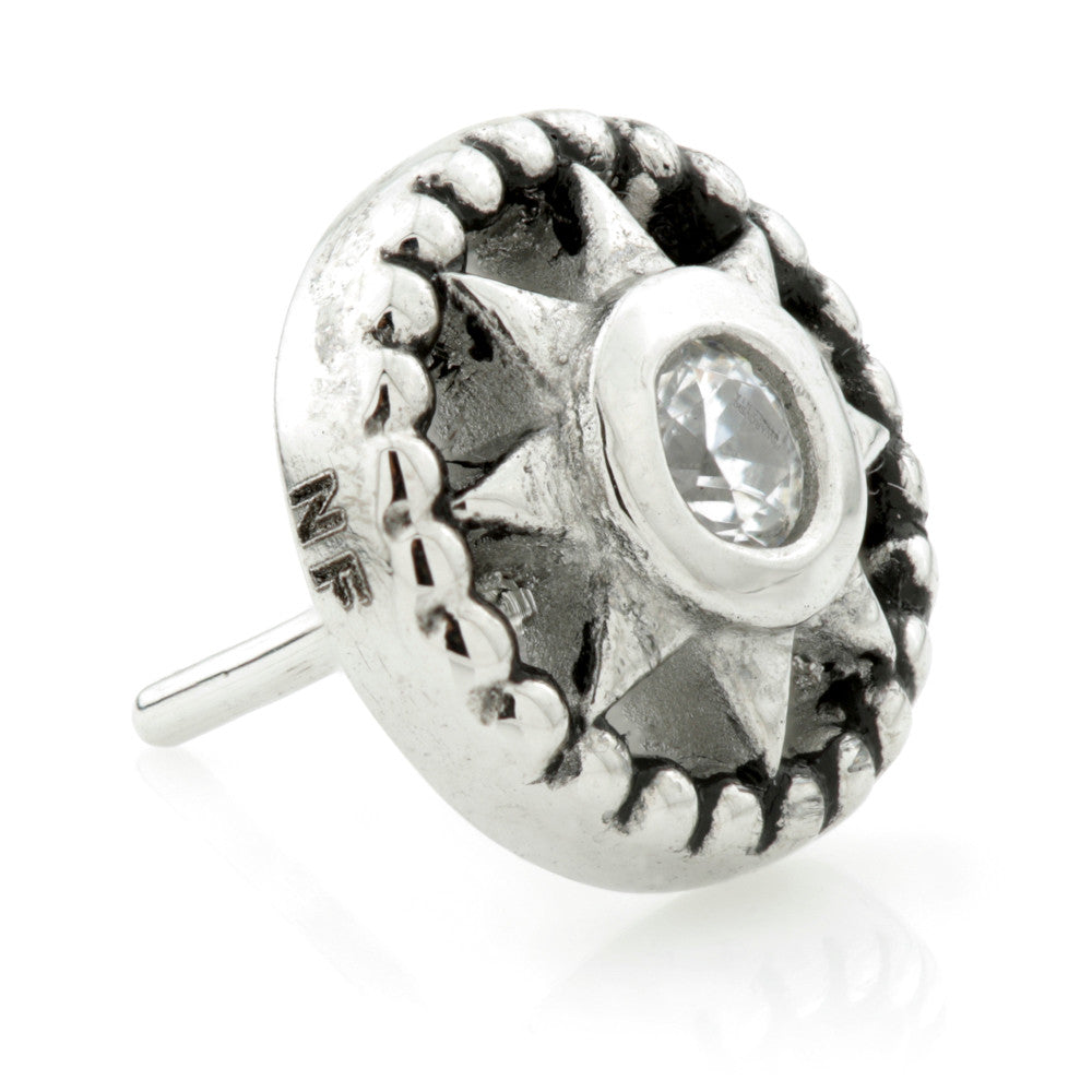 Cobalt Chrome Threadless Star Circle Attachment