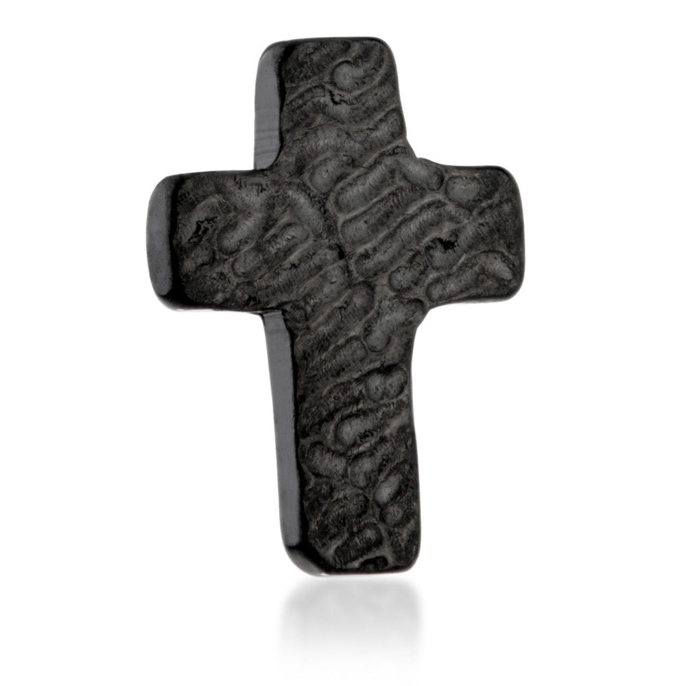 Evil Black Ti Threadless Rippled Cross Attachment