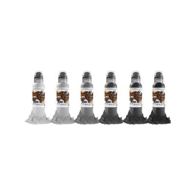 World Famous Ink Poch's Monochromatic Set - 6 x 1oz