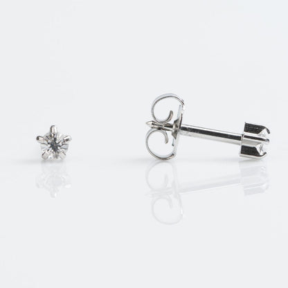 Studex Crystal Euro White Tiffany Studs - Pack of 12