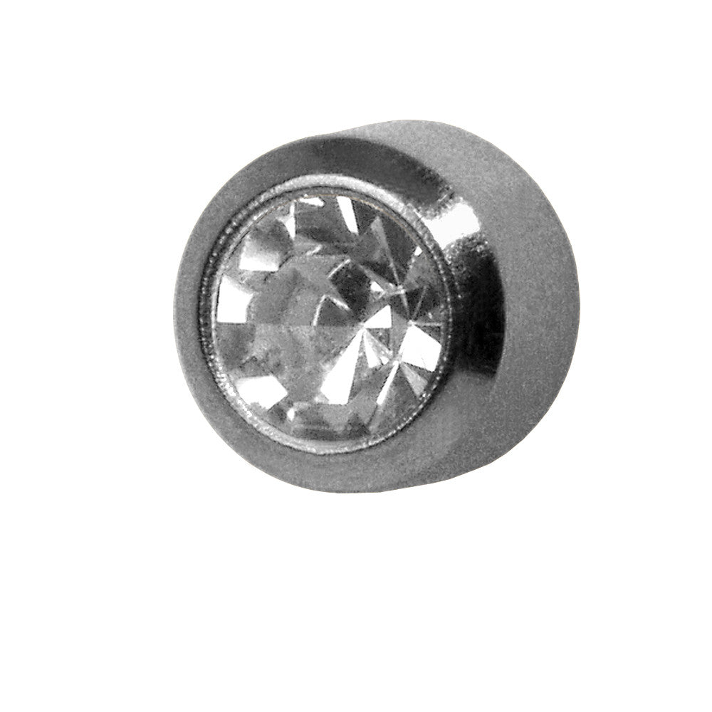Studex Crystal White Bezel Studs - Pack of 12