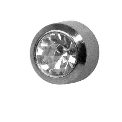 Studex Crystal White Bezel Studs - Pack of 12