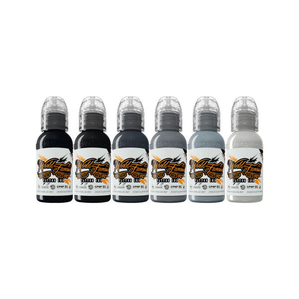 World Famous Ink Thomas Carli Jarlier Noire Set - 6 x 1oz