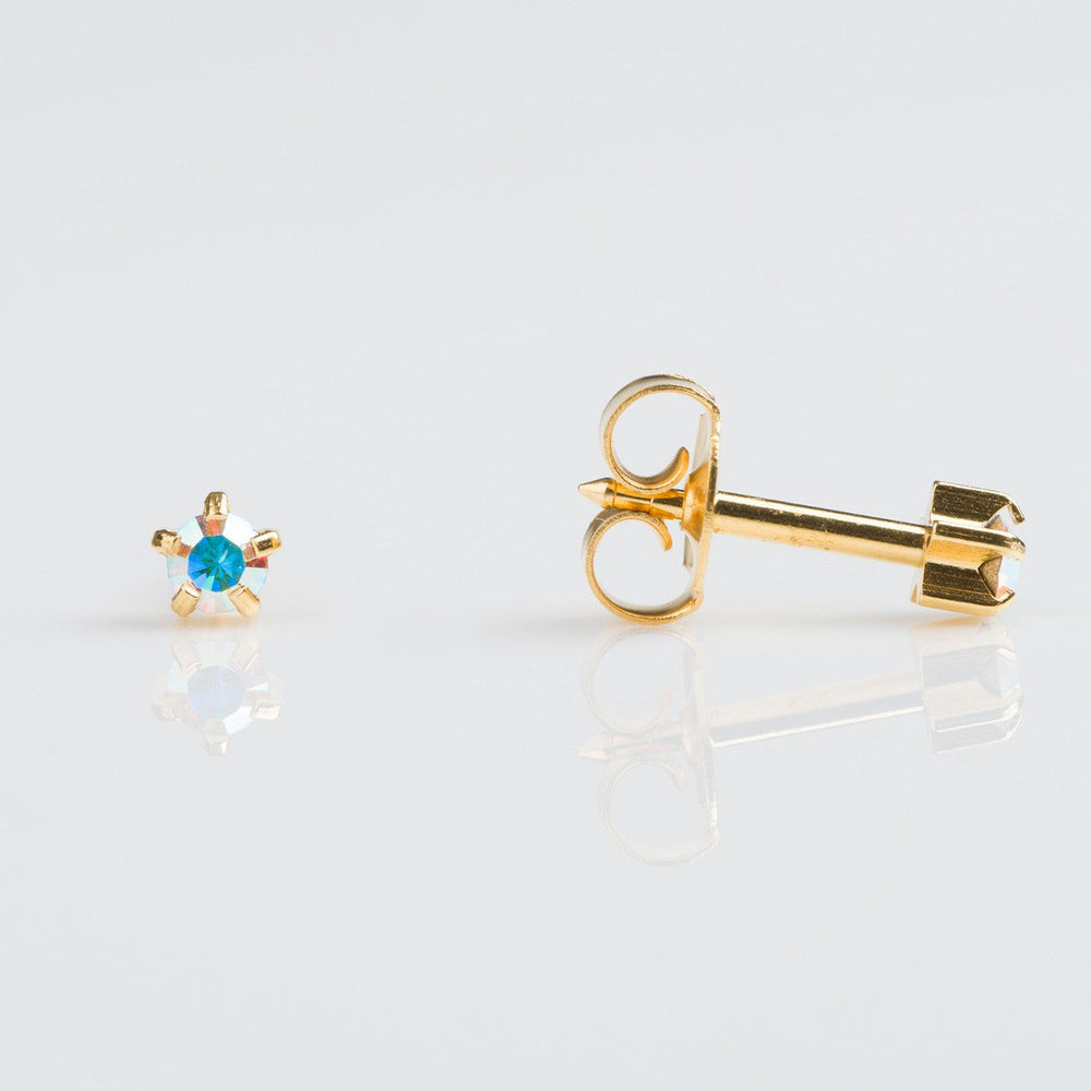Studex Regular Gold Plated Tiffany Studs - Pack of 12