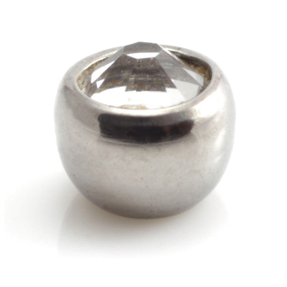 Titanium External Thread Gem Ball - TB17