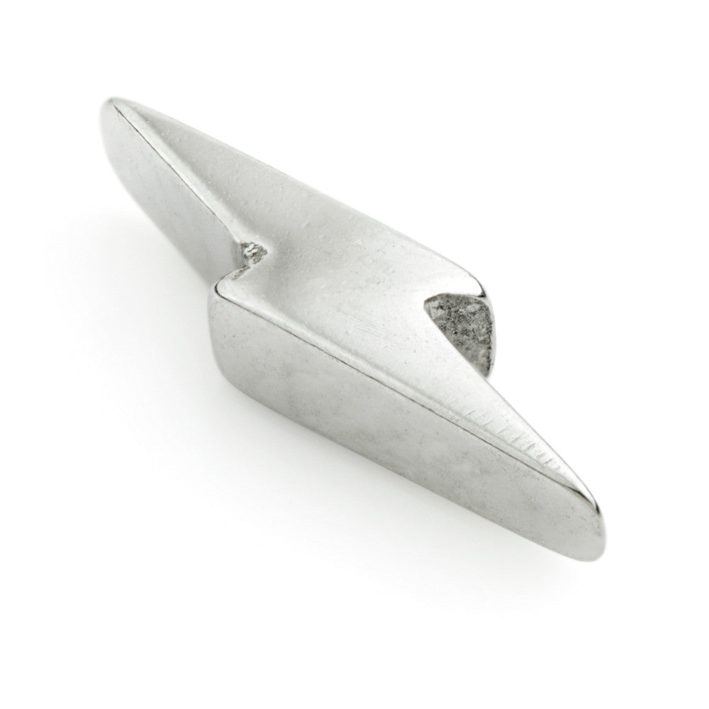 Steel Micro Lightning Bolt