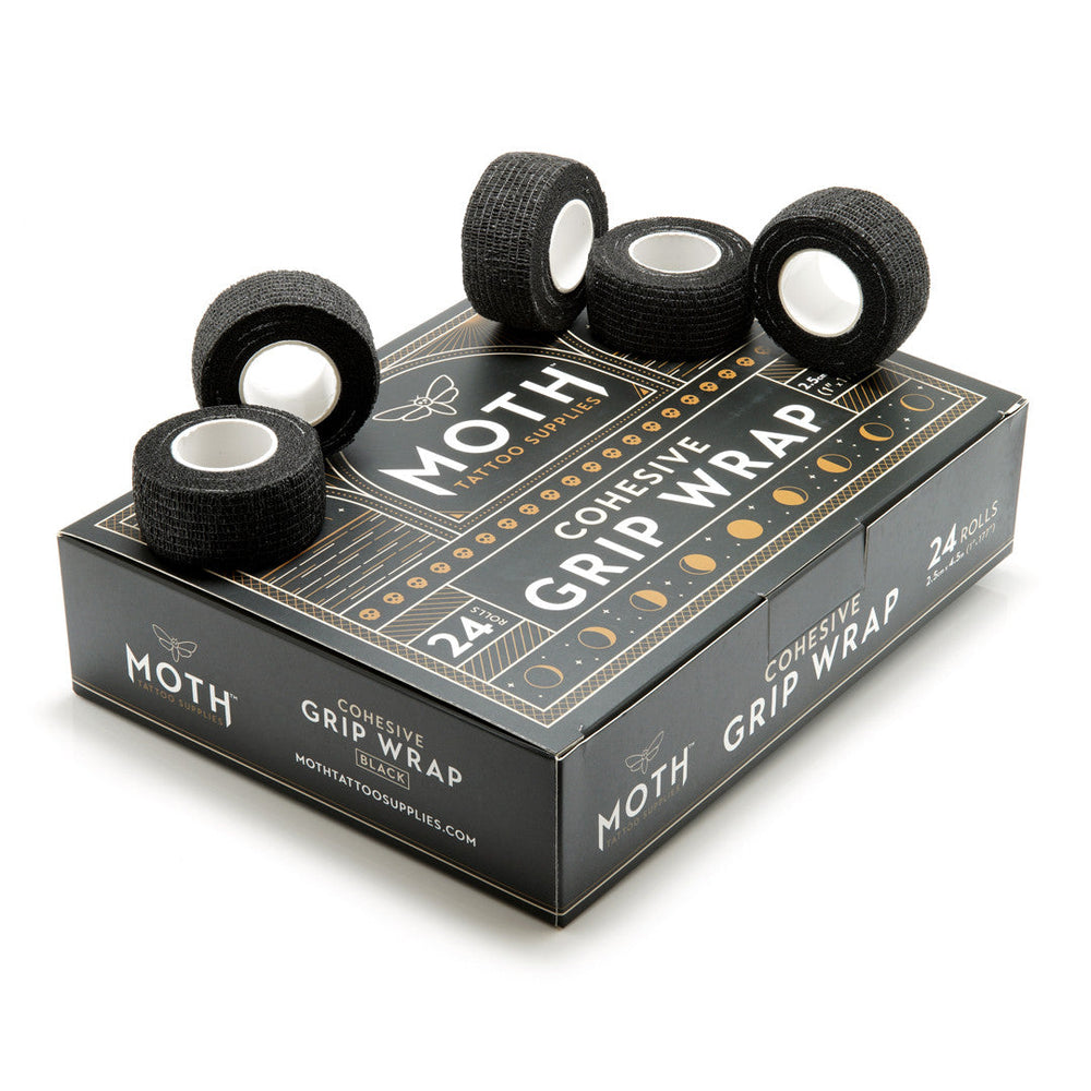 Moth Grip Wrap 1" - Box of 24 - Black