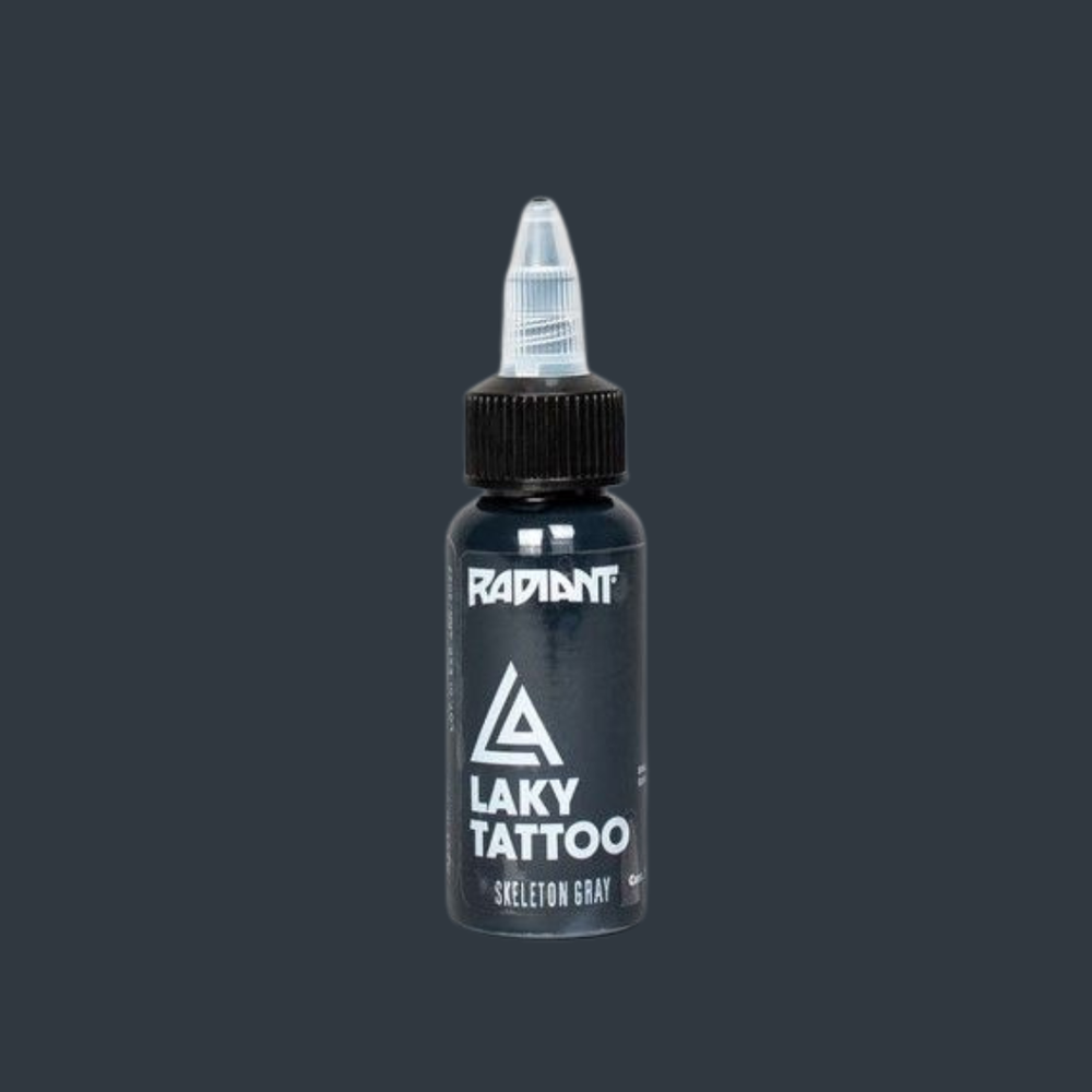 SHORT DATE - DISCOUNTED - Radiant Ink Laky Skeleton Grey - 1oz