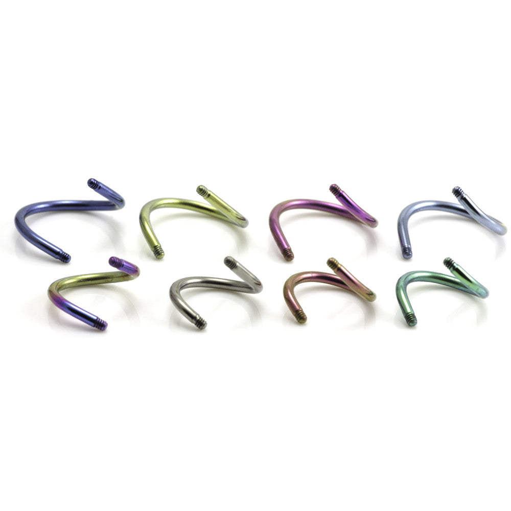 Titanium External Thread Spiral Stem -1.6mm-10mm