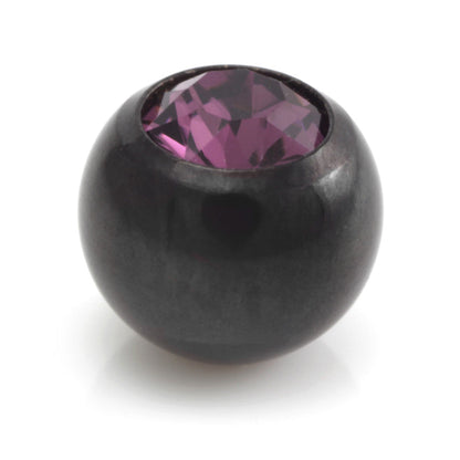 Black Steel Gem Ball -1.2mm