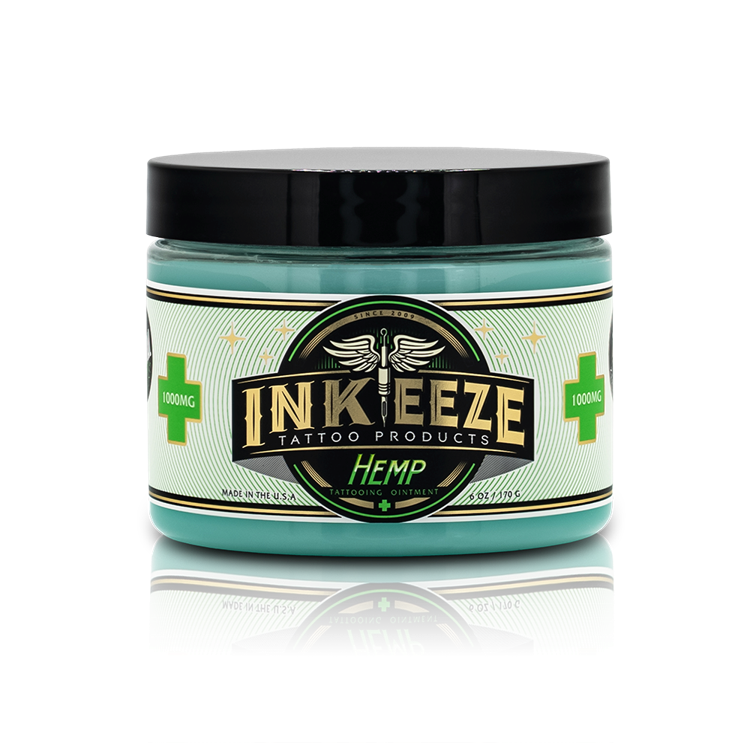 INK-EEZE Hemp Tattoo Ointment - 6oz