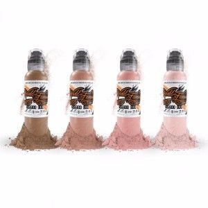 World Famous Ink Maks Kornev's Pink Skintone Set - 4 x 1oz