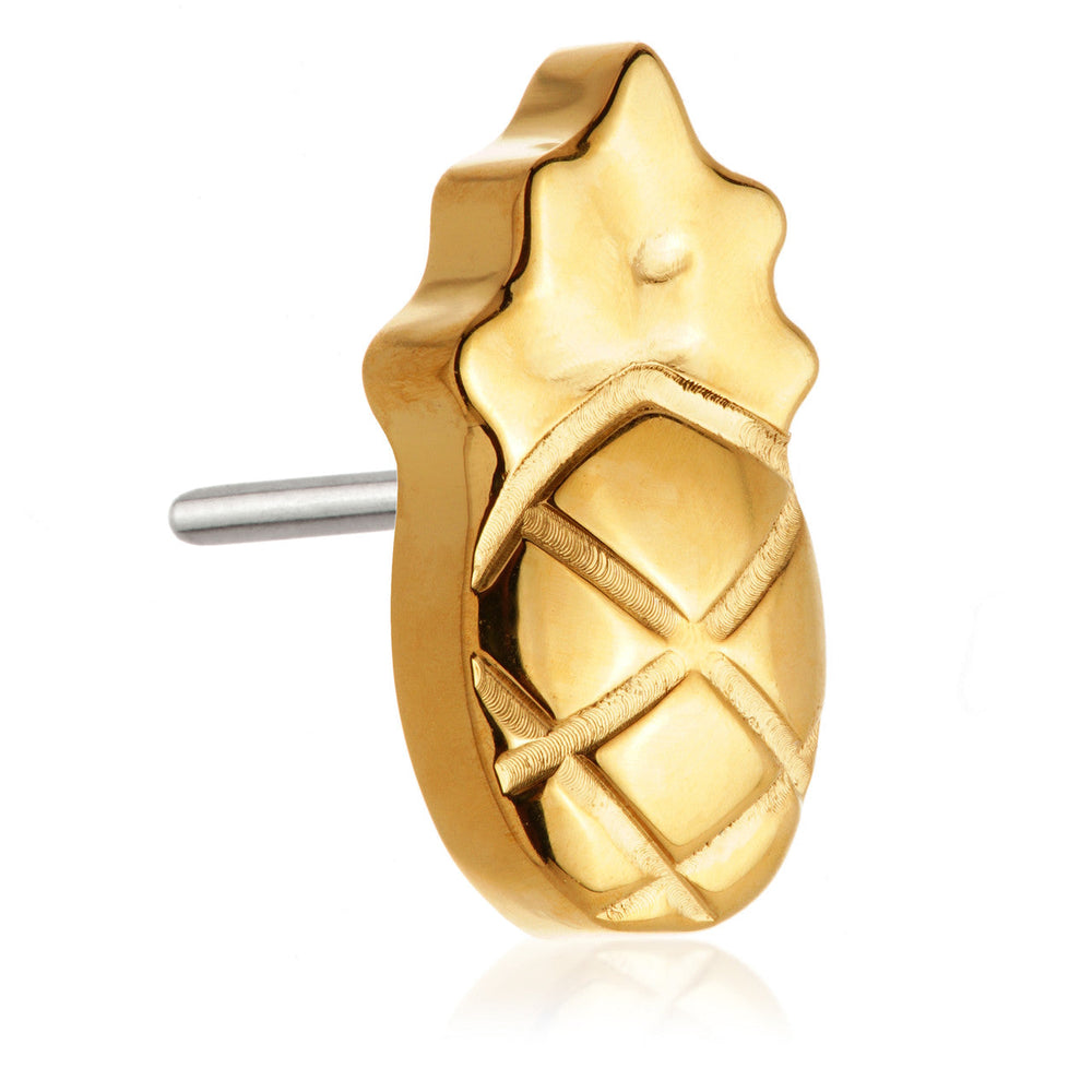 Zircon Gold Ti Threadless Pineapple Attachment