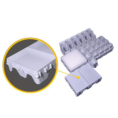 FRAKBUTTER Fraktal Modular Workspace Organiser - Two Cavity Butter/Cream Tray x 20