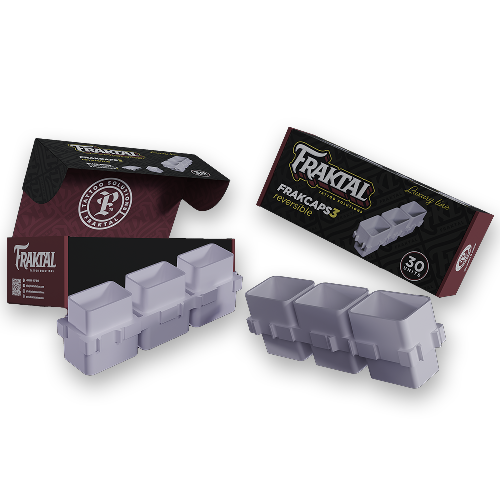 FRAKCAPS3 Fraktal Modular Workspace Organiser - Three Cavity Ink Caps x 30