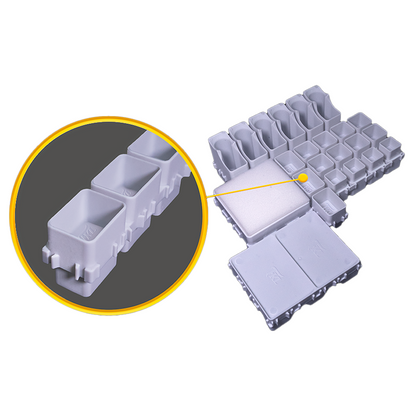 FRAKCAPS3 Fraktal Modular Workspace Organiser - Three Cavity Ink Caps x 30