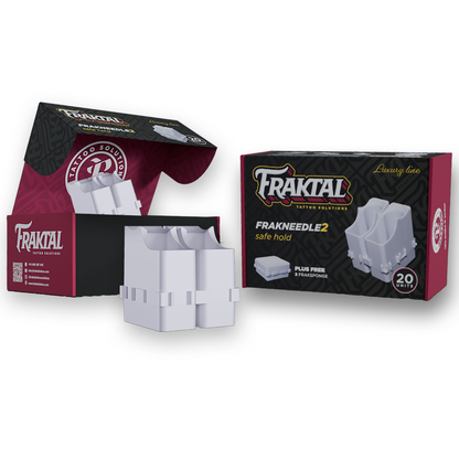 FRAKNEEDLE2 Fraktal Modular Workspace Organiser - Two Cavity Cartridge Holder x 20