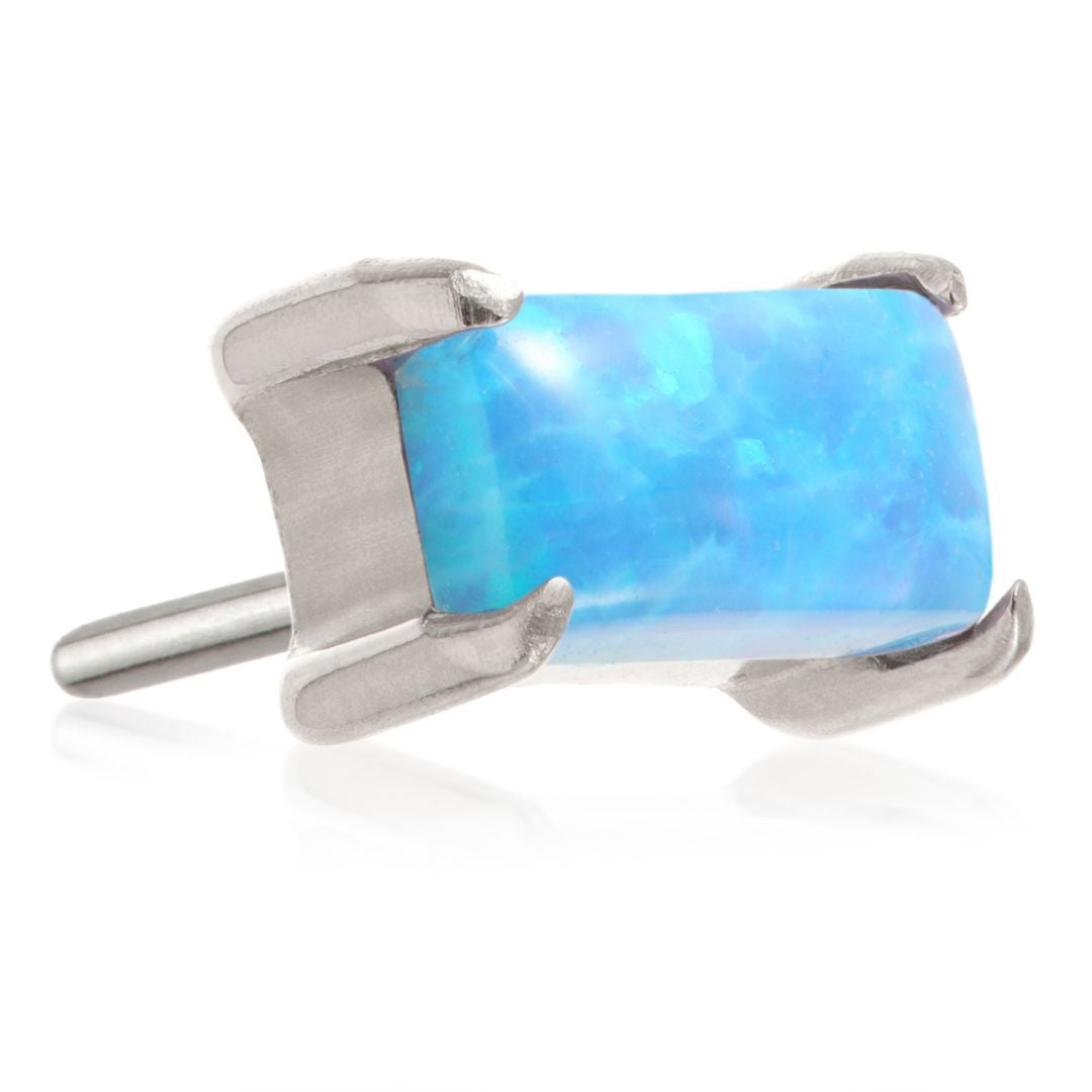 Ti Threadless Mini Baguette Opal Attachment