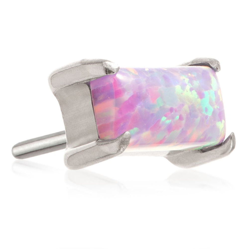 Ti Threadless Mini Baguette Opal Attachment