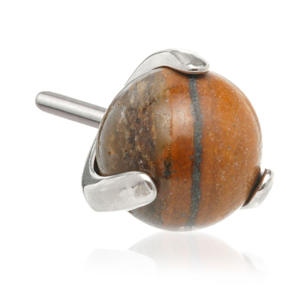 Titanium Threadless Semi Precious Stone Attachment