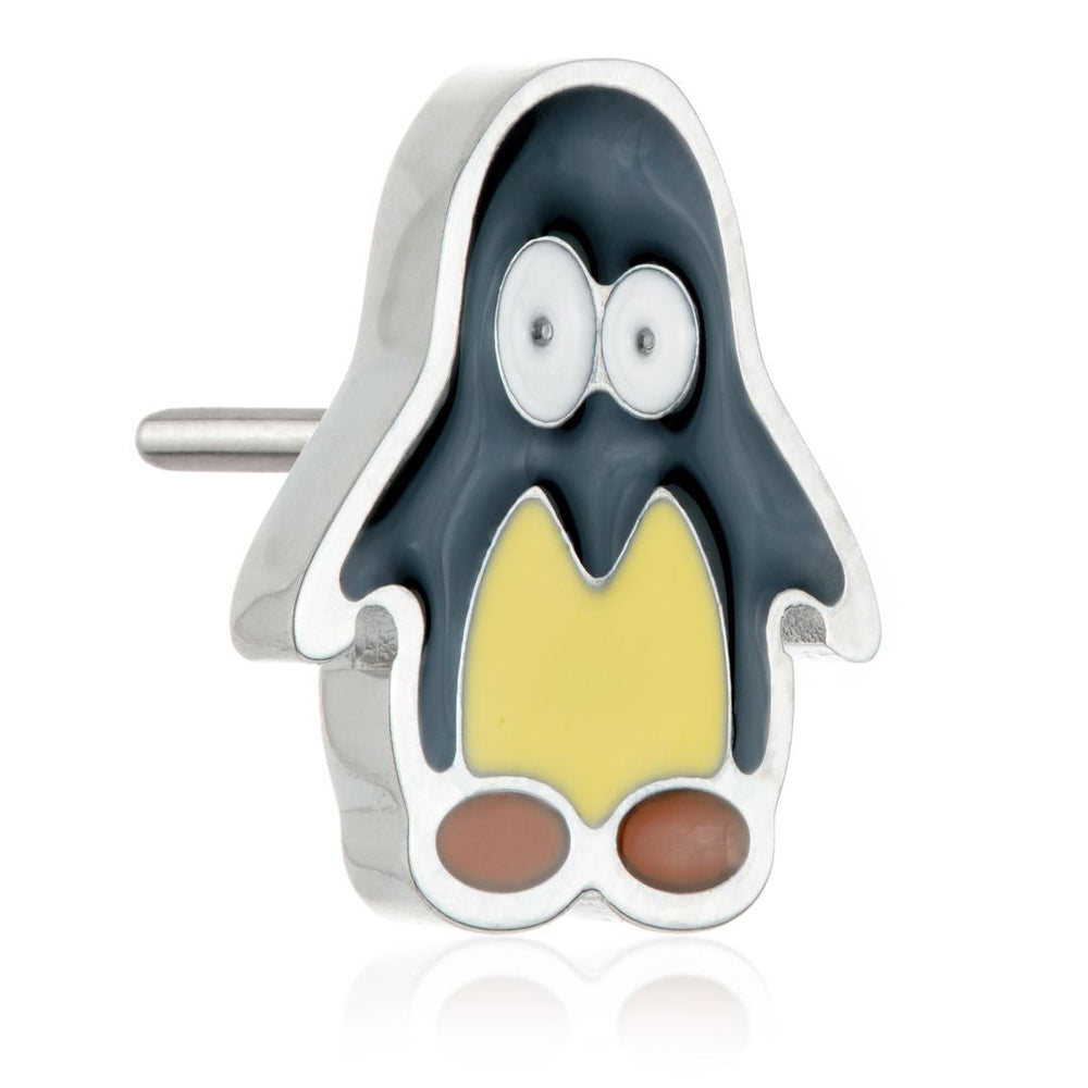 Ti Threadless Enamel Penguin Attachment