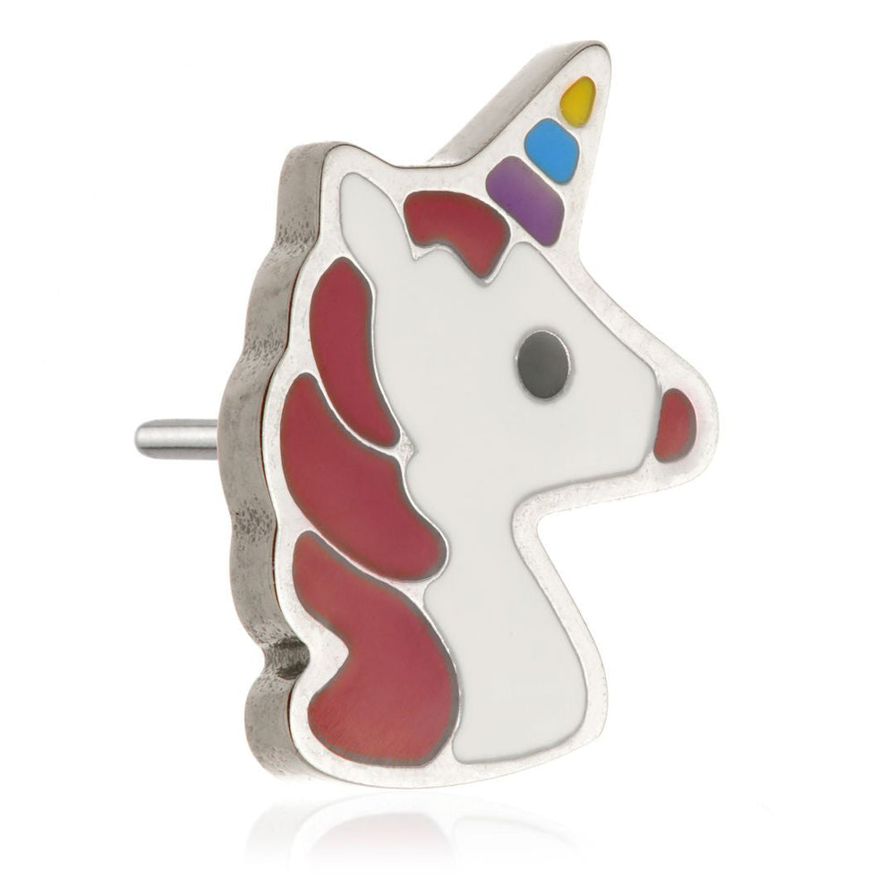 Ti Threadless Enamel Unicorn Attachment