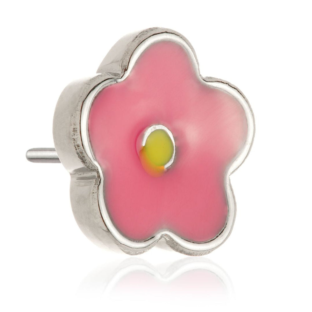 Ti Threadless Enamel Flower Attachment