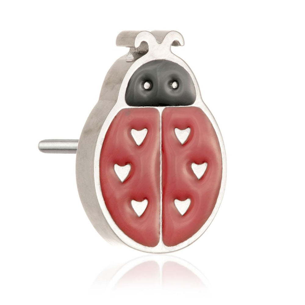 Ti Threadless Enamel Ladybird Attachment